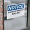 Signmission In Case Of Emergency Call 911, 10 in W x Rectangle, Vinyl Decal OS-2PACK-NS-D-710-L-13652 - alternate 6
